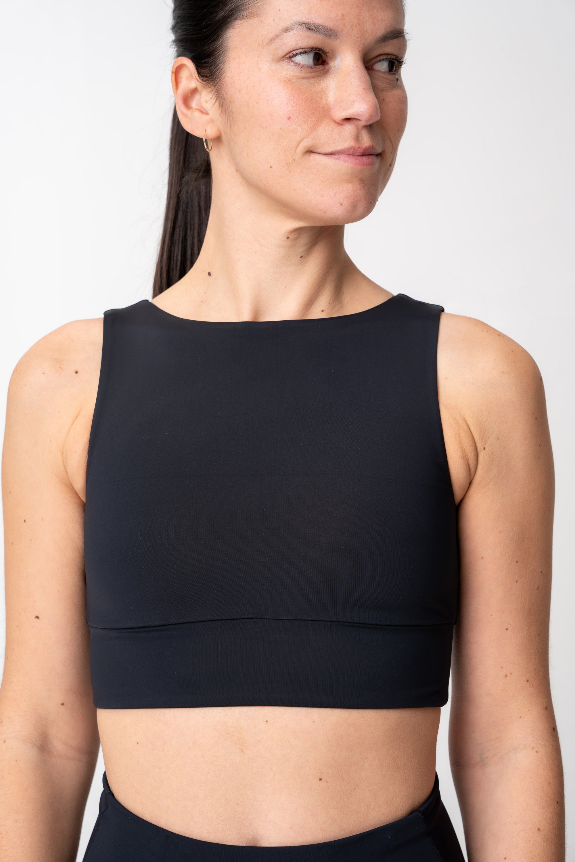 surf's up high neck bikini top
