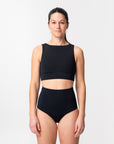 surf's up high neck bikini top