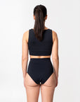 surf's up high neck bikini top