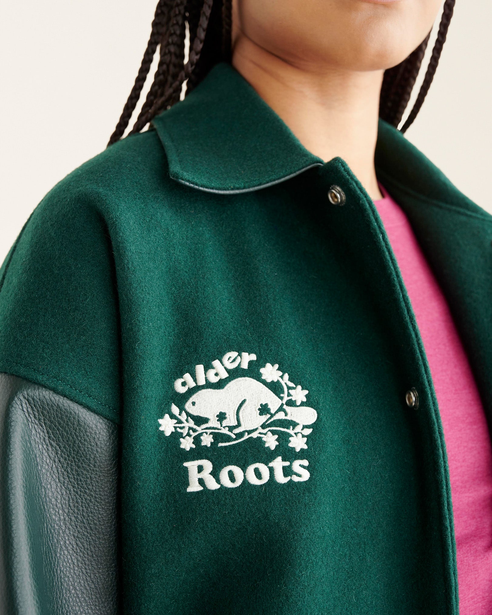 Roots X Alder Varsity Jacket