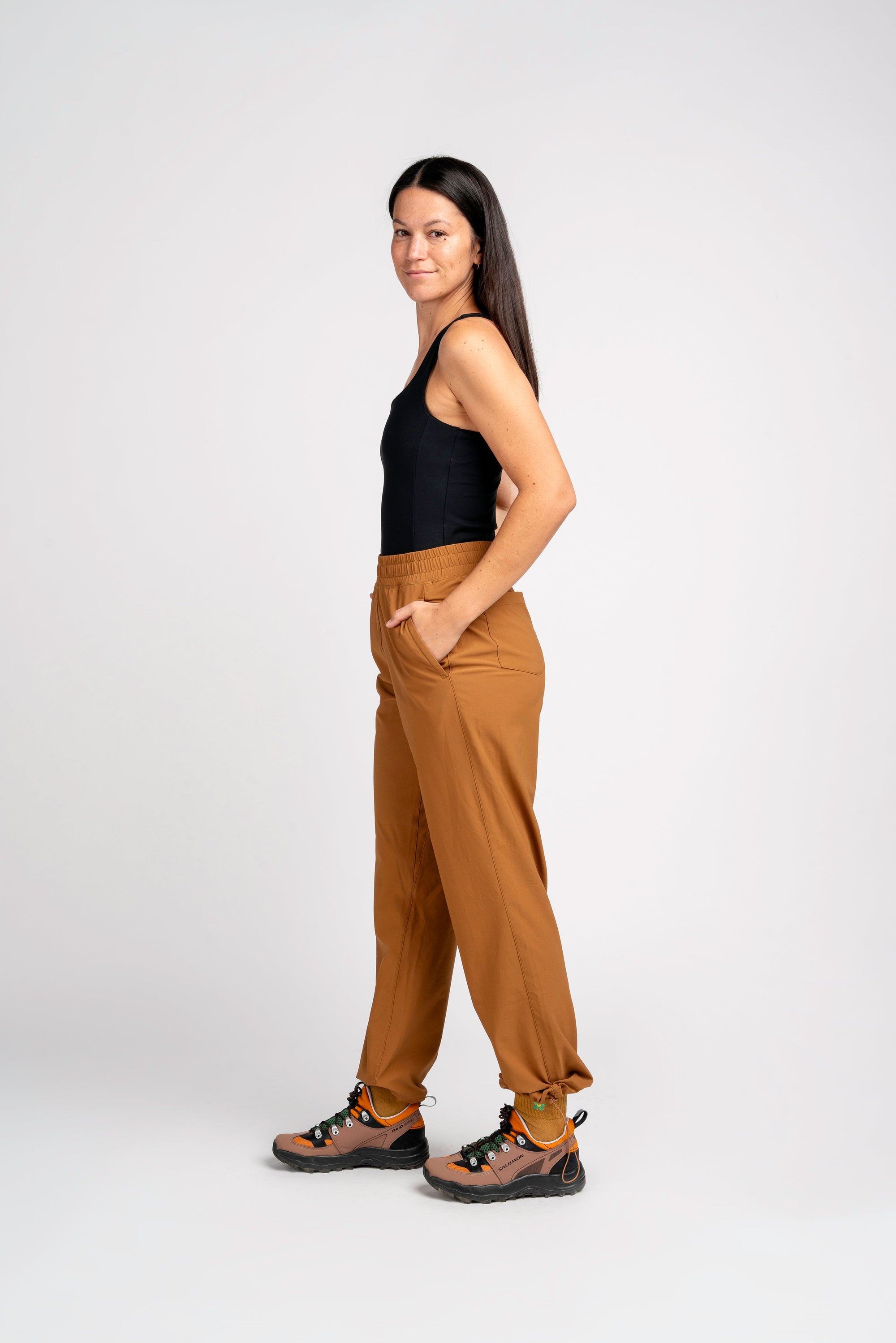 Women's XL activewear pants by Tangerine XL Blk/gray print