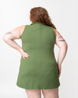 adventure performance sleeveless collared dress