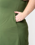 adventure performance sleeveless collared dress