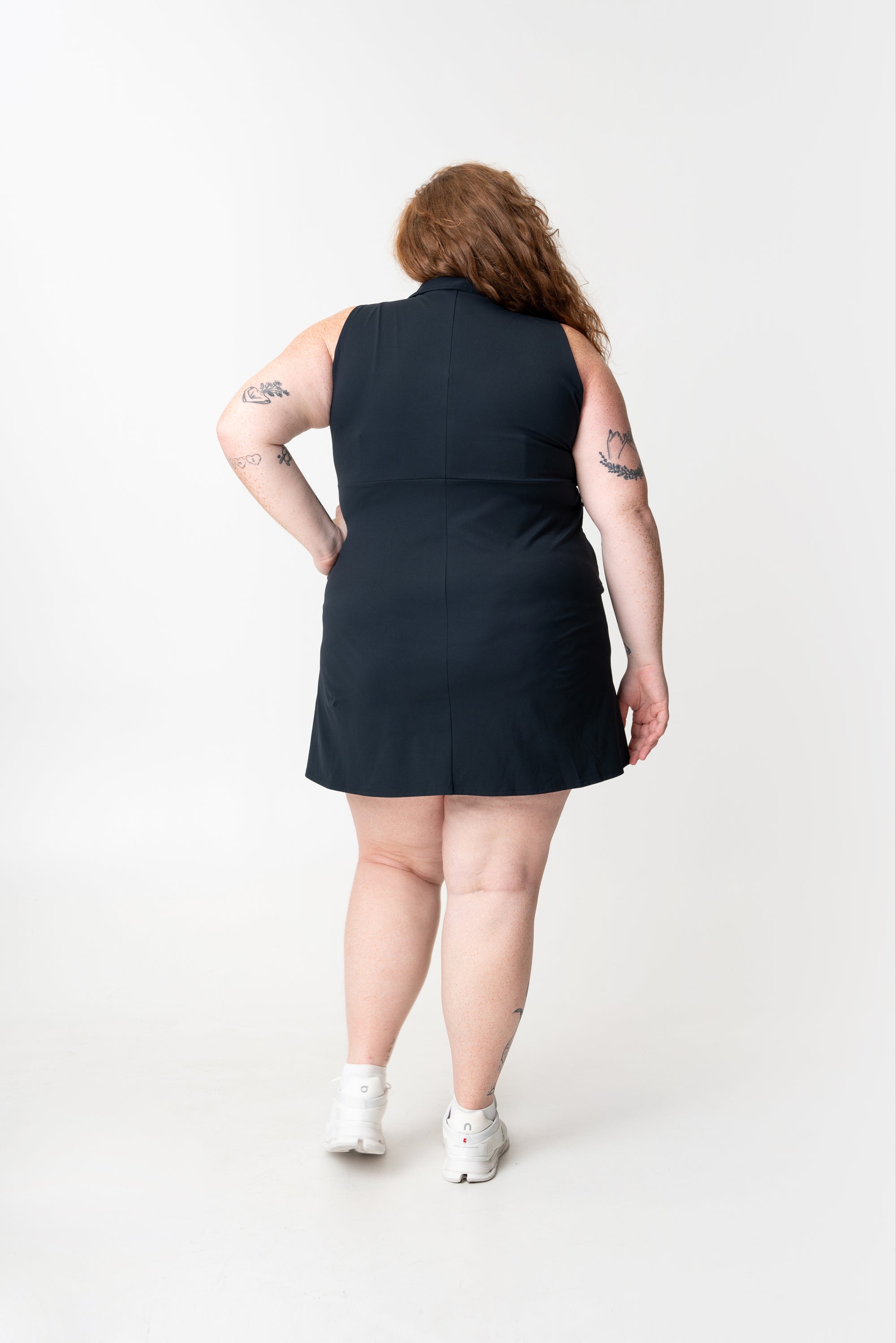adventure performance sleeveless collared dress