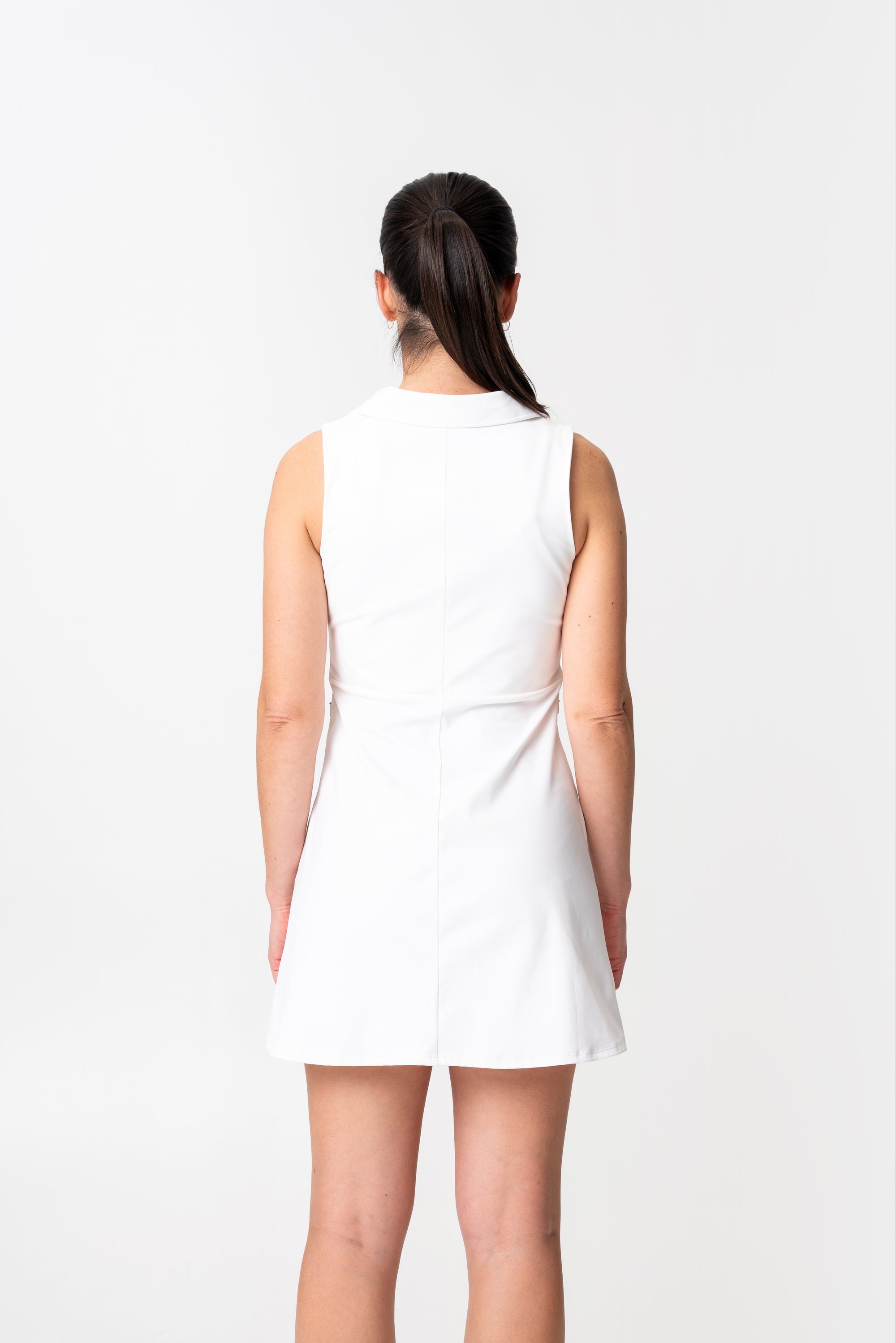 adventure performance sleeveless collared dress