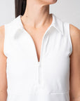 adventure performance sleeveless collared dress