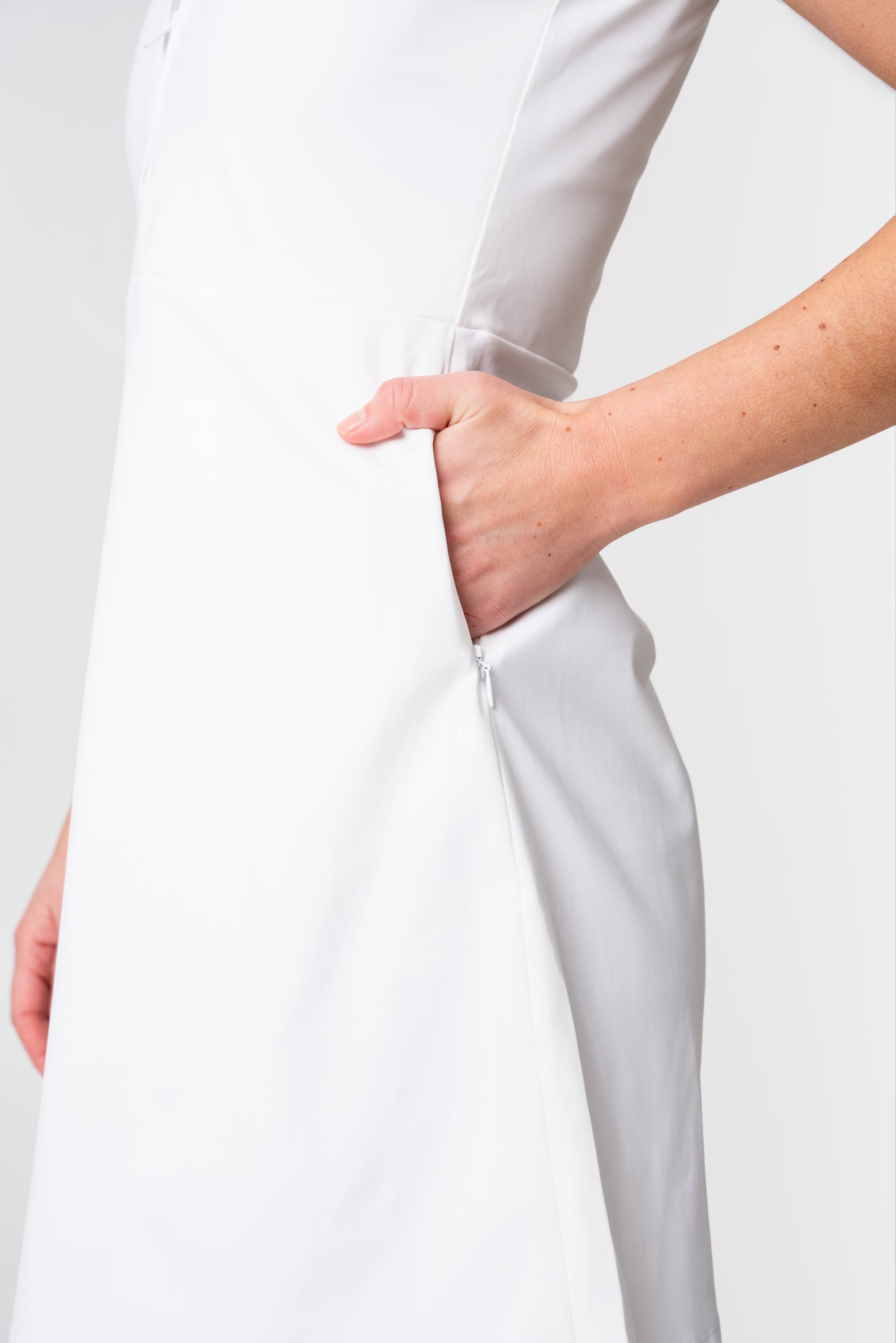 adventure performance sleeveless collared dress