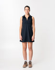 adventure performance sleeveless collared dress