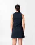 adventure performance sleeveless collared dress