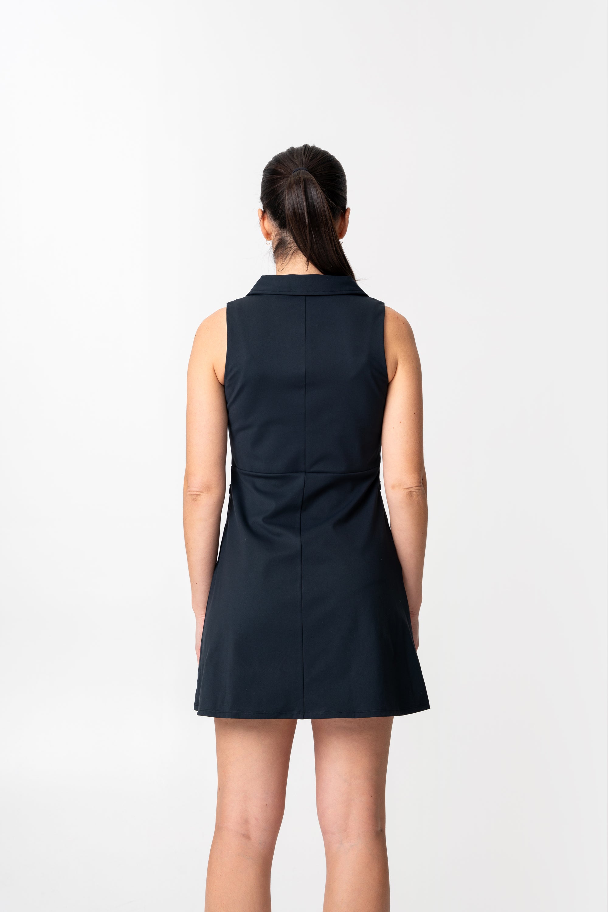 adventure performance sleeveless collared dress